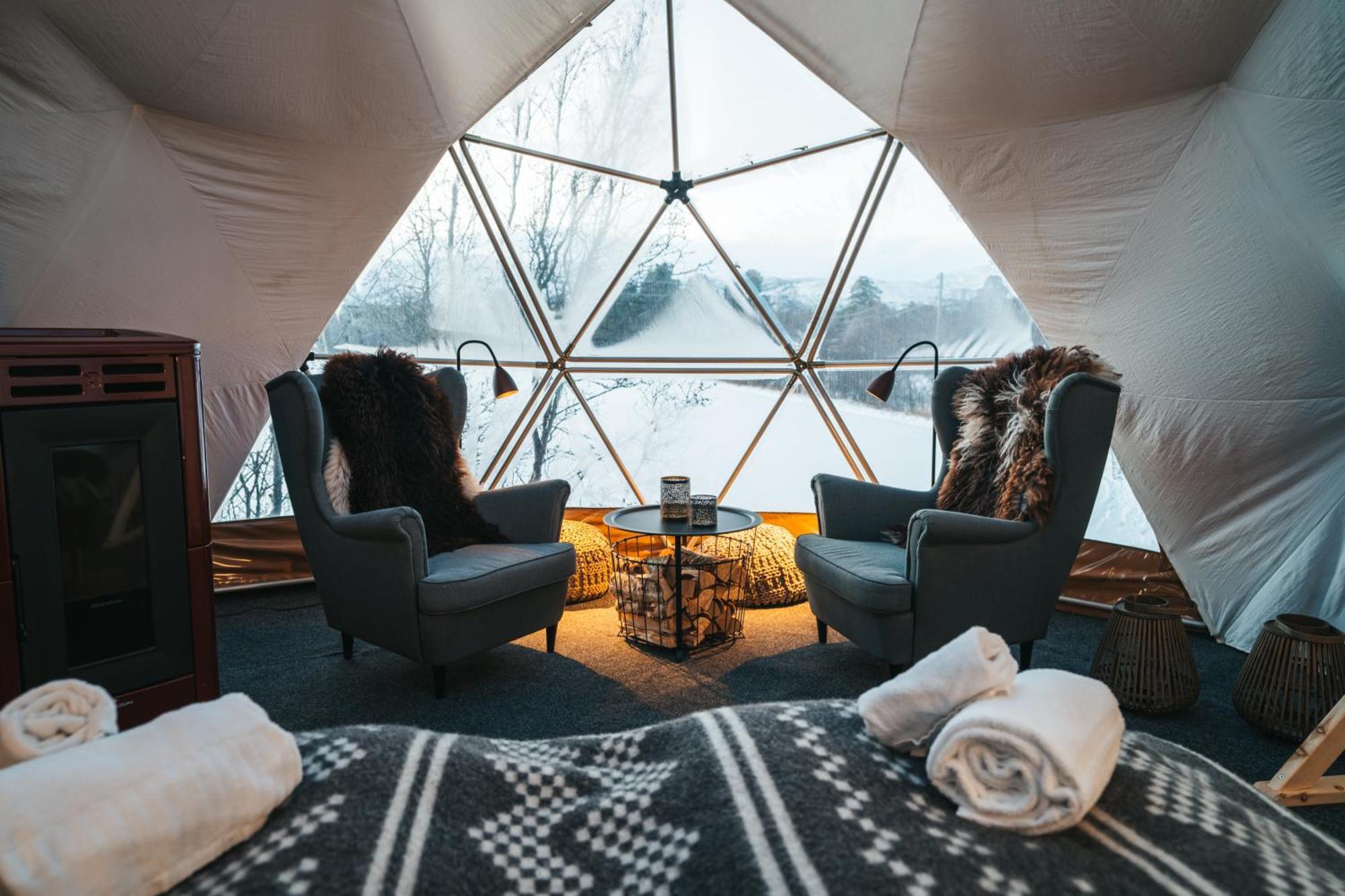 Aera - Glass Cabins Tromsø Dış mekan fotoğraf
